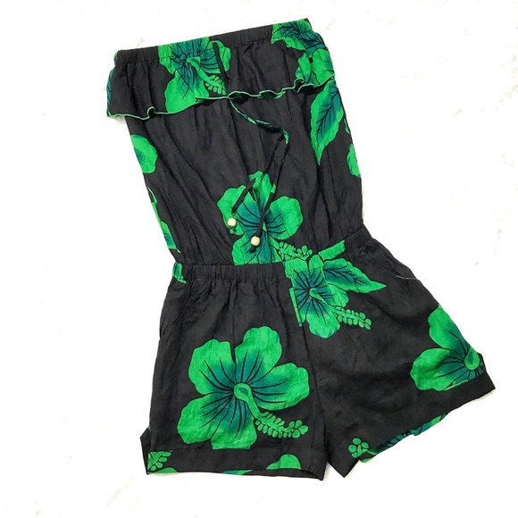 favant hawaii Pants - Favant Hawaii tropical print romper medium